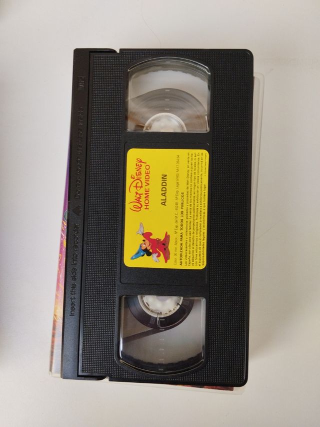 VHS Aladino - Clásicos Disney