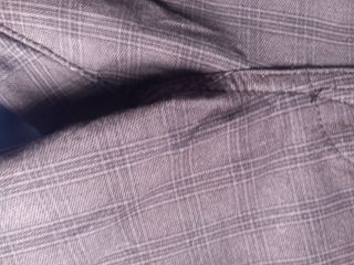 Pantalón Zara cuadros gris-negro