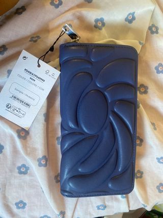 Monedero Desigual azul Nuevo