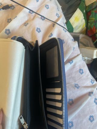 Monedero Desigual azul Nuevo