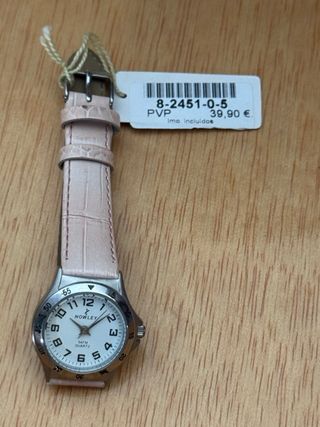 Reloj Nowley cuarzo | Correa rosa