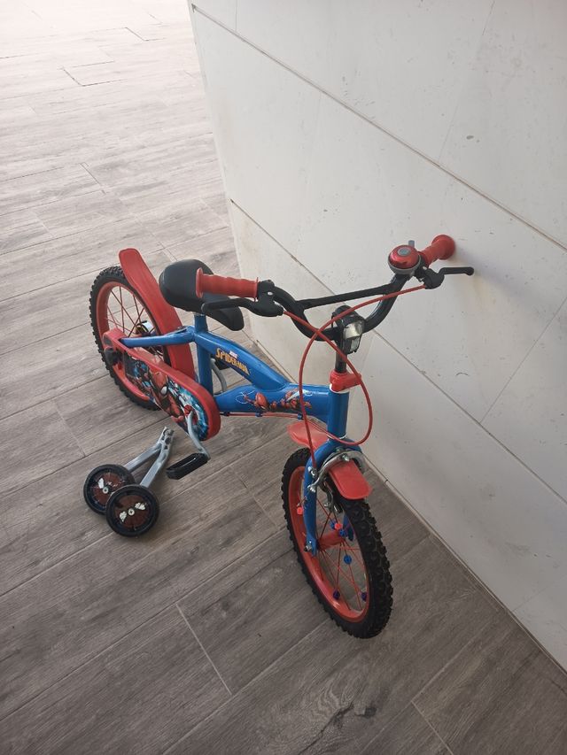 Bicicleta Spiderman 14" Niño