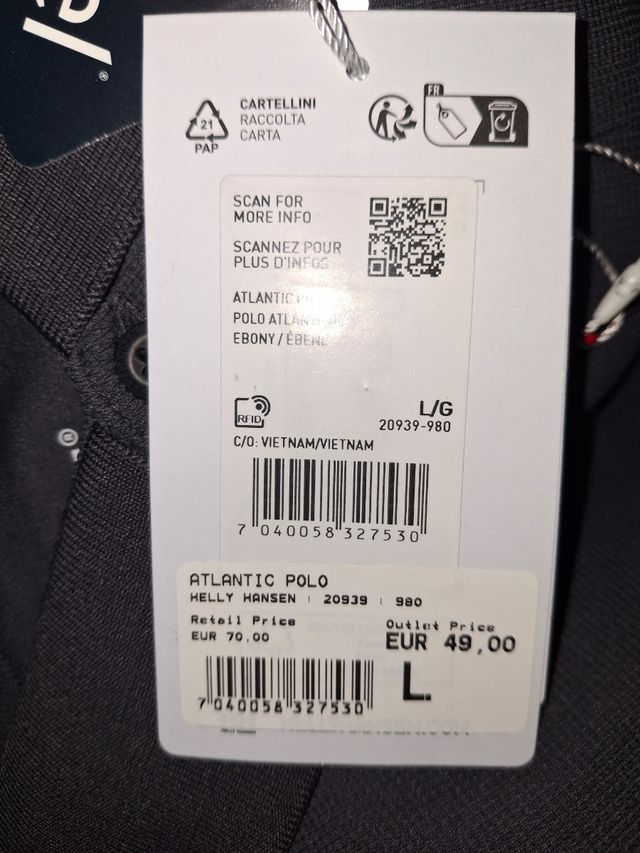 Polo Helly Hansen Tactel - UFP 50+