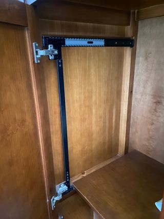 Mueble salón madera marrón