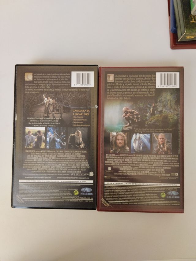 El Señor de los Anillos (Vhs) - 2 Películas