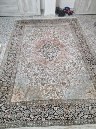 Tappeto Srinagar seta vintage