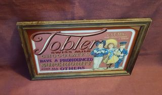 Espejo antiguo Tobler - Chocolate Suizo