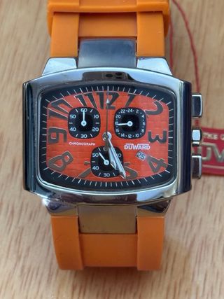 Reloj Duward Cronógrafo Naranja