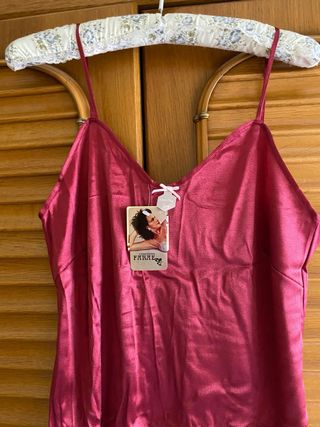 Pijama lencero fucsia