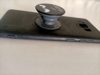 Funda Samsung Galaxy S8 - Negra + agarre PopSocket