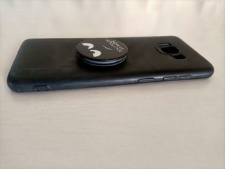 Funda Samsung Galaxy S8 - Negra + agarre PopSocket