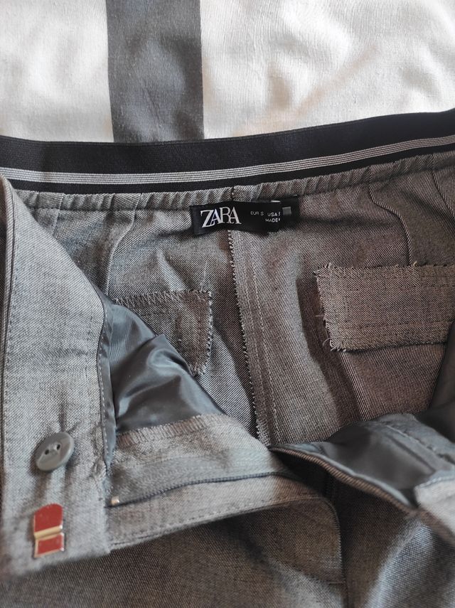 Pantalón Zara gris - Midi