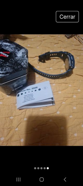 G-Shock Casio Reloj Azul