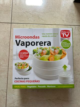 Vaporera Microondas 2 Capas