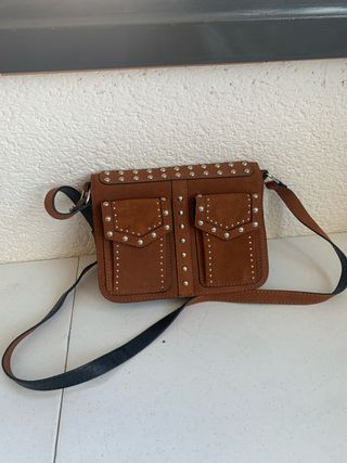 Bolso bandolera marrón