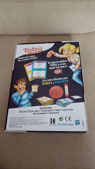 Tabú Familia: juego de mesa