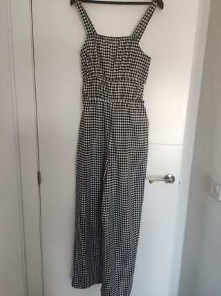 Mono vichy blanco-negro
