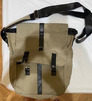 Bolso bandolera beige