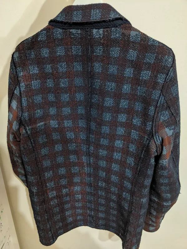 Blazer Sisley XL - Blu, Marrone