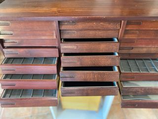 Mueble joyero madera - 21 cajones
