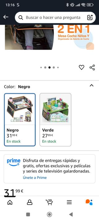 Mesa Infantil Coche lenbest nuevo