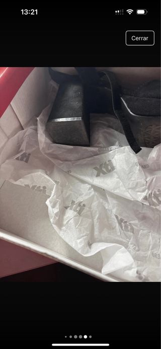 Tacones negros plataforma