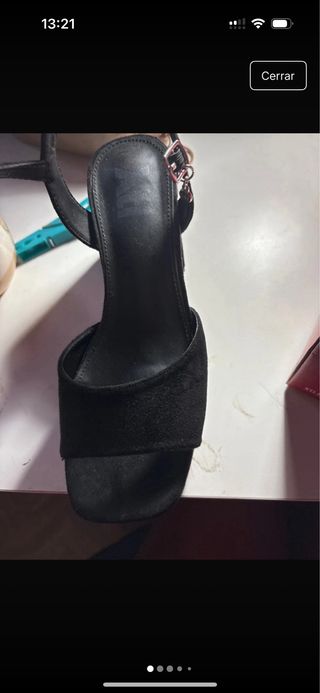 Tacones negros plataforma