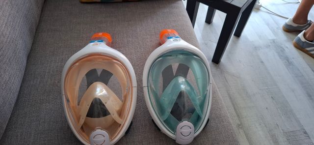 2 Máscaras buceo Decathlon