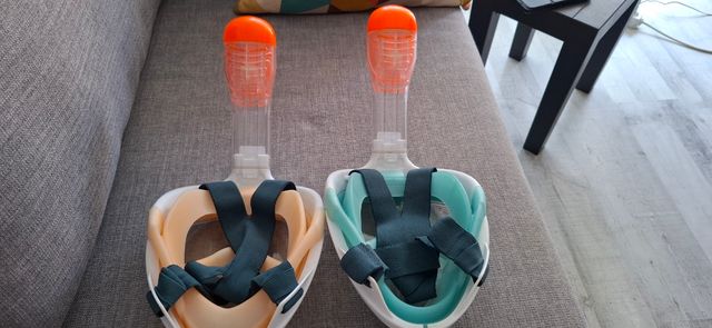 2 Máscaras buceo Decathlon