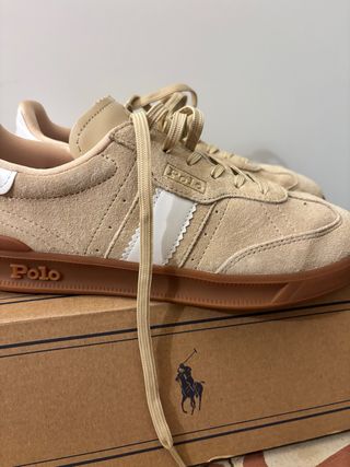Zapatillas Polo Ralph Lauren beige