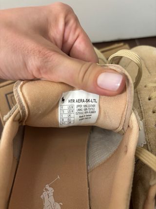 Zapatillas Polo Ralph Lauren beige
