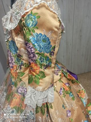 Traje Fallera multicolor