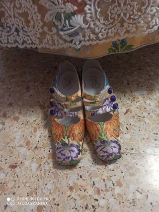 Traje Fallera multicolor