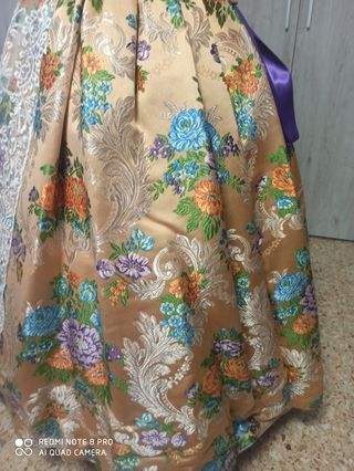 Traje Fallera multicolor