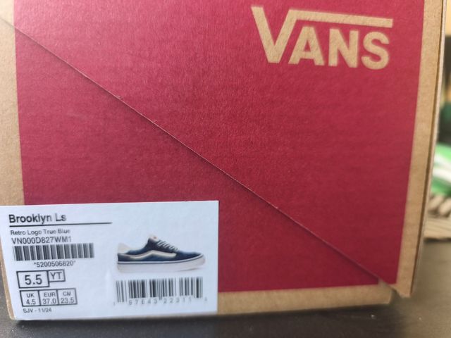 Zapatillas Vans Brooklyn ls. Talla 37 EU.