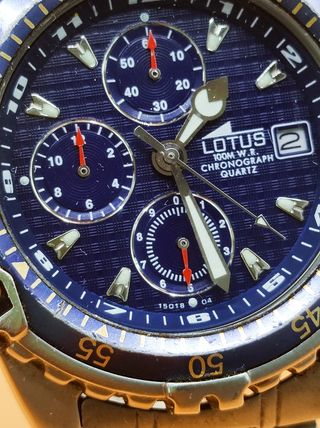 Reloj Lotus Cronógrafo Deportivo