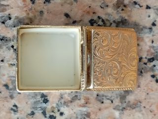 Caja vintage micromosaico floral