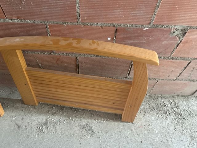 Brazos sofá madera marrón