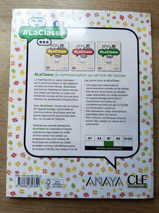 La classe niveau B1 élève - Anaya