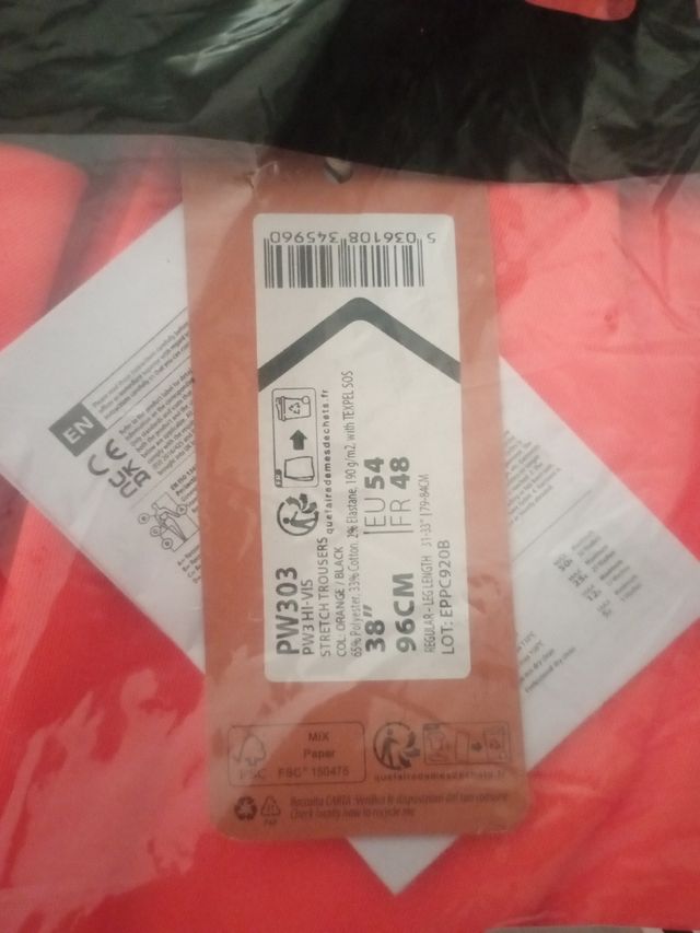 Pantalón trabajo Portwest PW303