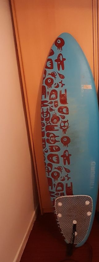 Tabla surf infantil, diseño divertido