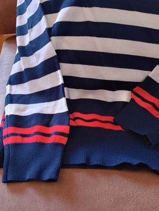Jersey rayas azul marino-blanco