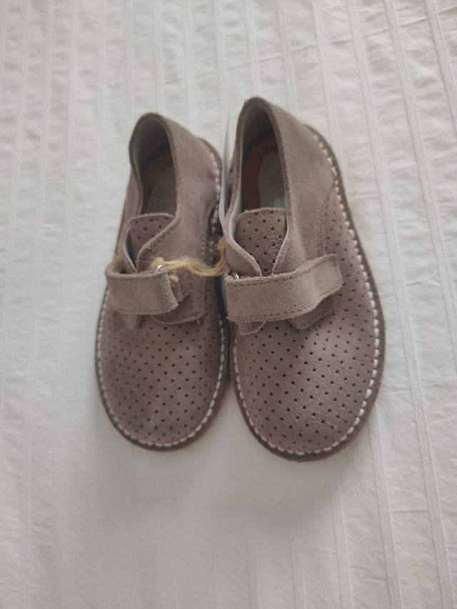 Zapatos serraje niño 24
