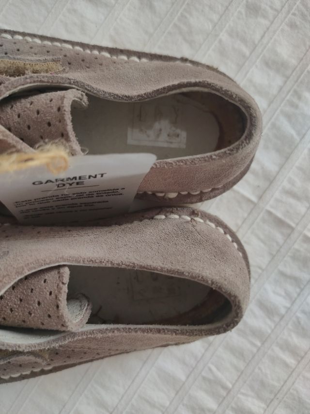 Zapatos serraje niño 24