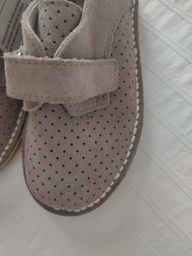 Zapatos serraje niño 24