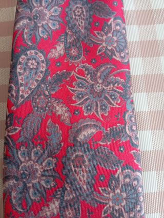 Corbata 100% seda estampada