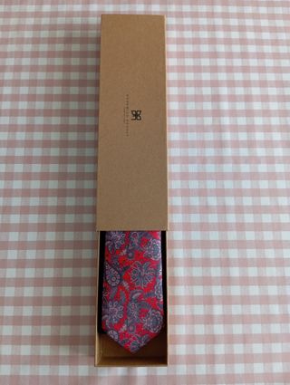 Corbata 100% seda estampada