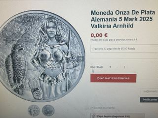 Moneda Germanai 5 Mark plata