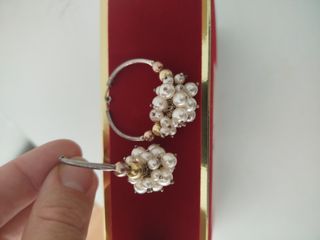 Pendientes de plata con perlas 