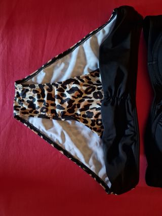 Bikini Shein - Negro y marrón